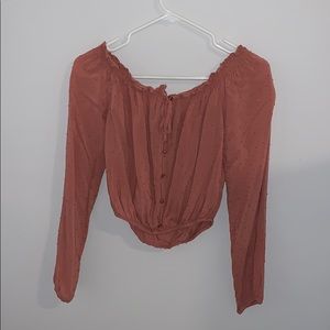 Aeropostale Off the shoulder crop top